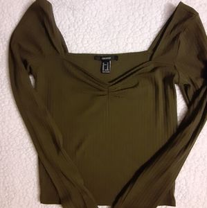 💝3/$15💝Forever21 Foreat Green Shirt Size Meduim
